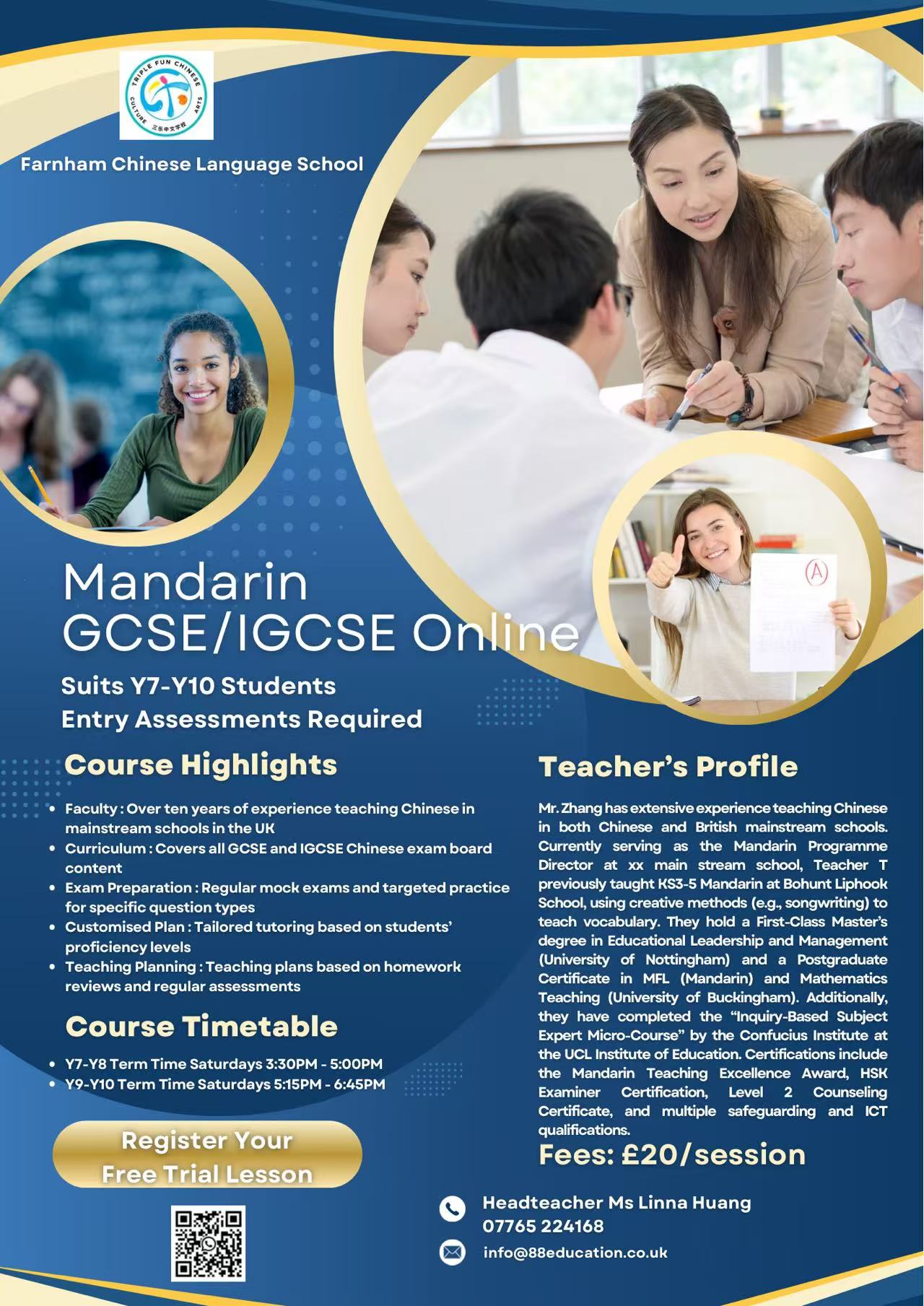 Mandarin GCSE/ IGCSE Online Class